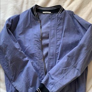 Blue Varsity Jacket Mens